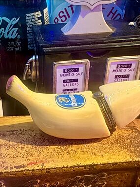 Ceramic Banana Toothpick Holder - Cream